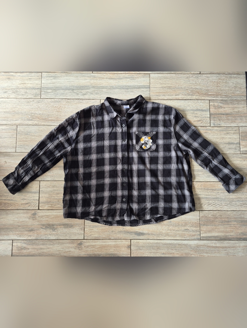 Flannel With Skull Detail